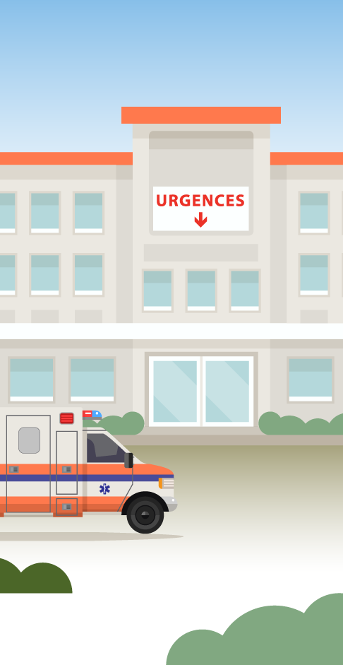 Soins non programmés hospitaliers (les urgences) et de ville